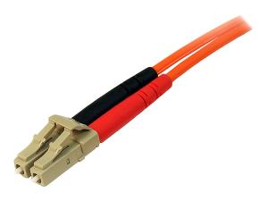 StarTech.com 5m Fiber Optic Cable - Multimode Duplex 50/125 - LSZH - LC/LC - OM2 - LC to LC Fiber Patch Cable - Câble réseau - LC multi-mode (M) pour LC multi-mode (M) - 5 m - fibre optique - duplex - 50 / 125 microns - pour P/N: GLCLHSMDSTTA, GLCSXMMDST, GLCSXMMDSTT, JD118BST, MASFP1GBSXST, SFP100BFXST - 50FIBLCLC5 - Câblesenfibres