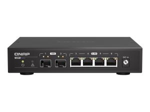 QNAP QSW-2104-2S - Commutateur - non géré - 2 x 10 Gigabit SFP+ + 4 x 2.5GBase-T - de bureau - QSW-2104-2S - Commutateurs non gérés