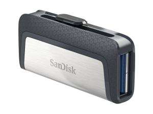 SanDisk Ultra Dual - Clé USB - 32 Go - USB 3.1 / USB-C - SDDDC2-032G-G46 - Lecteurs flash