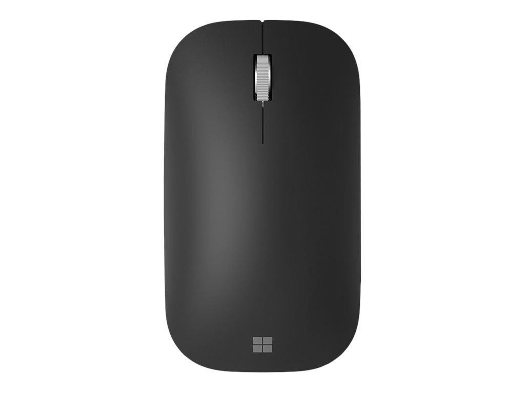 Microsoft Modern Mobile Mouse - Souris - droitiers et gauchers - optique - 3 boutons - sans fil - Bluetooth 4.2 - noir - KTF-00002 - Souris