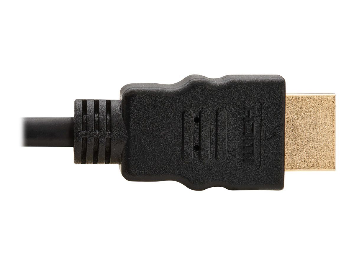 Eaton Tripp Lite Series High-Speed HDMI Cable, Digital Video with Audio, UHD 4K (M/M), Black, 16 ft. (4.88 m) - Câble HDMI - HDMI mâle pour HDMI mâle - 4.9 m - double blindage - noir - P568-016 - Accessoires pour systèmes audio domestiques