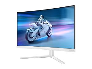 Philips Evnia 5000 27M2C5501 - Écran LED - jeux - incurvé - 27" - 2560 x 1440 QHD @ 180 Hz - Fast VA - 5000:1 - HDR10 - 0.5 ms - 2xHDMI, DisplayPort - blanc - 27M2C5501/00 - Écrans d'ordinateur