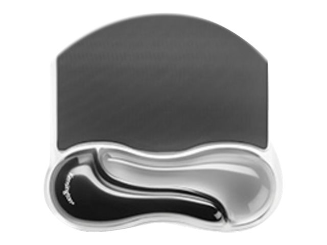 Kensington Duo Gel Mouse Wristrest Wave - Tapis de souris avec repose-poignets - graphite bicolore - 62399 - Accessoires pour clavier et souris