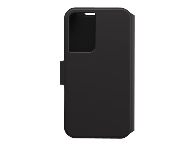 OtterBox Strada Series Via - Étui à rabat pour téléphone portable - polycarbonate, caoutchouc synthétique - noir - pour Samsung Galaxy S22+ - 77-86604 - Coques et étuis pour téléphone portable