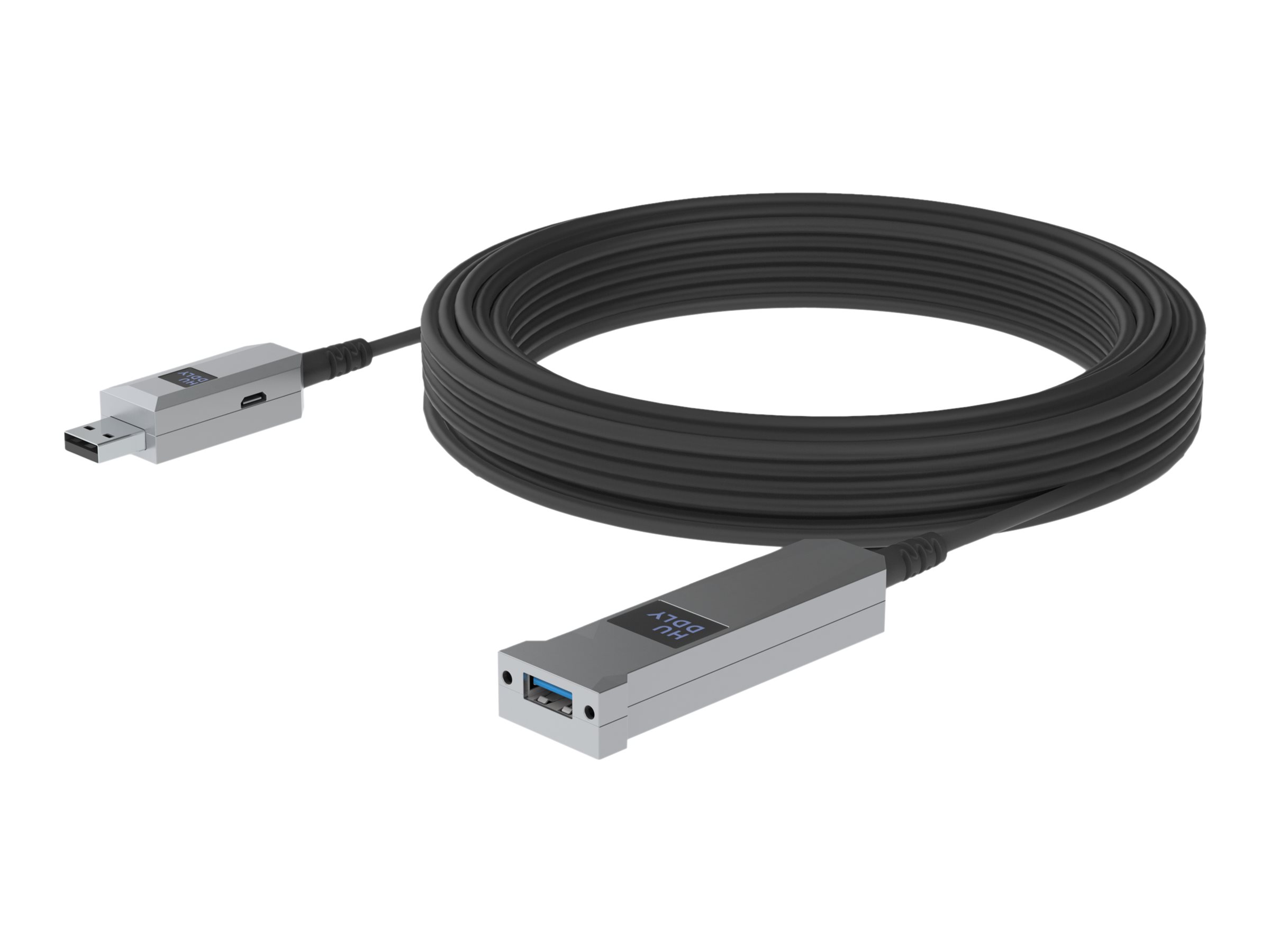 Huddly - Câble USB - USB type A (M) pour USB type A (F) - USB 3.0 - 10 m - Active Optical Cable (AOC) - 7090043790450 - Câbles USB