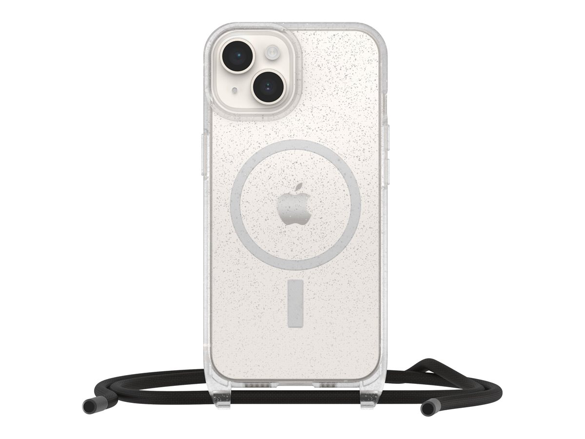OtterBox React Series - Coque de protection pour téléphone portable - collier - compatibilité avec MagSafe - stardust (paillettes transparentes) - pour Apple iPhone 14 - 77-92284 - Coques et étuis pour téléphone portable