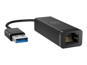 HP USB 3.0 to RJ45 Adapter G2 - Adaptateur réseau - USB 3.0 - Gigabit Ethernet x 1 - pour Portable 245 G10 Notebook, 250 G9 Notebook; ProBook 11 G9 Q Chromebook - 4Z7Z7AA - Cartes réseau