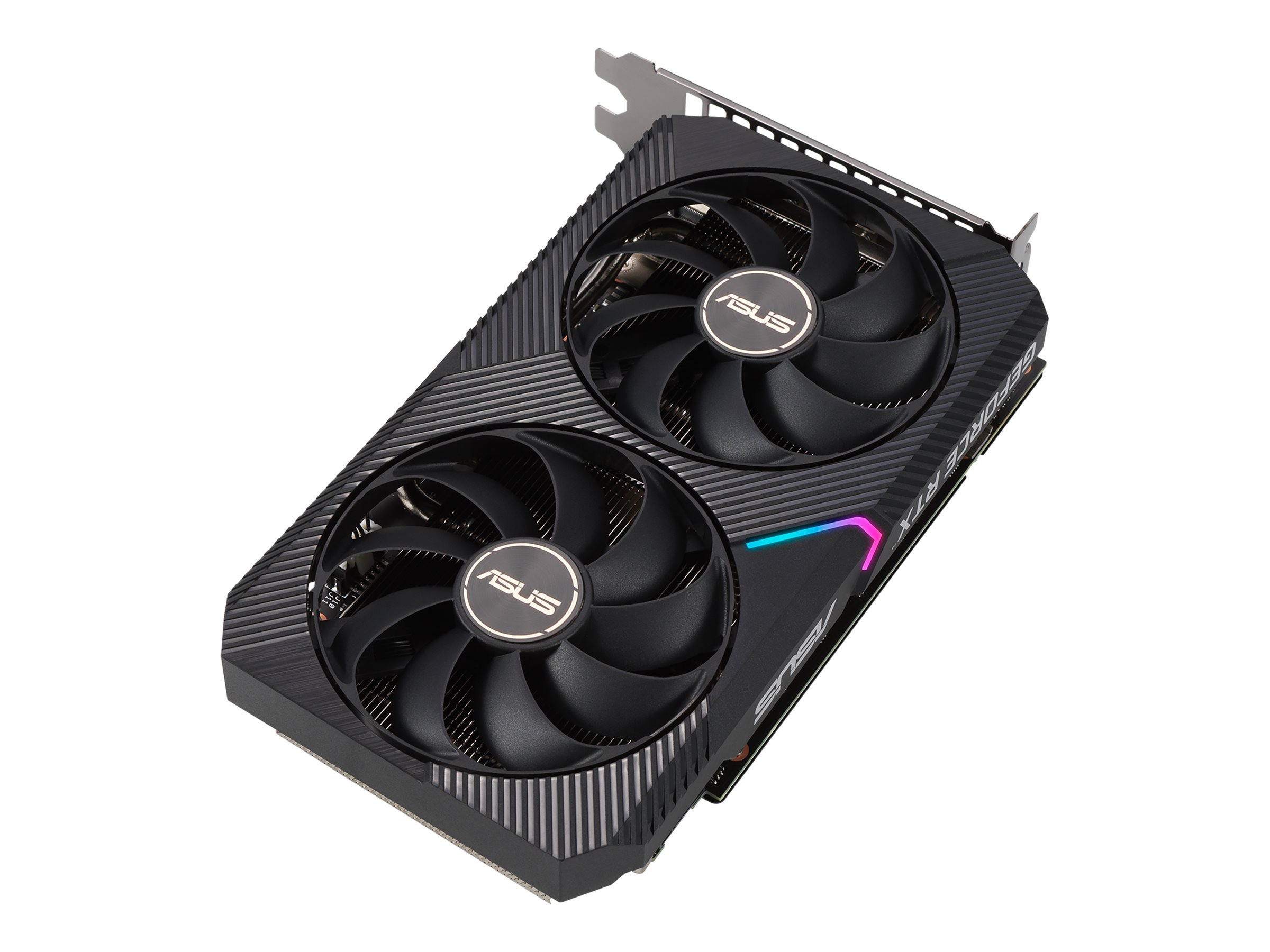 ASUS DUAL-RTX3060-O12G-V2 - OC Edition - carte graphique - GF RTX 3060 - 12 Go GDDR6 - PCIe 4.0 x16 - HDMI, 3 x DisplayPort - 90YV0GB2-M0NA10 - Adaptateurs vidéo grand public