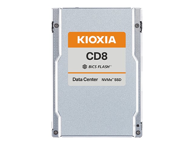 KIOXIA CD8 Series - SSD - 15.36 To - interne - 2.5" - PCIe 4.0 x4 (NVMe) - mémoire tampon : 256 Mo - KCD81RUG15T3 - Disques durs pour ordinateur portable
