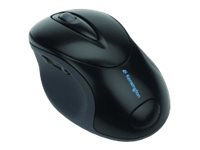 Kensington Pro Fit Full-Size - Souris - pour droitiers - optique - 6 boutons - sans fil - 2.4 GHz - récepteur sans fil USB - noir - K72370EU - Souris