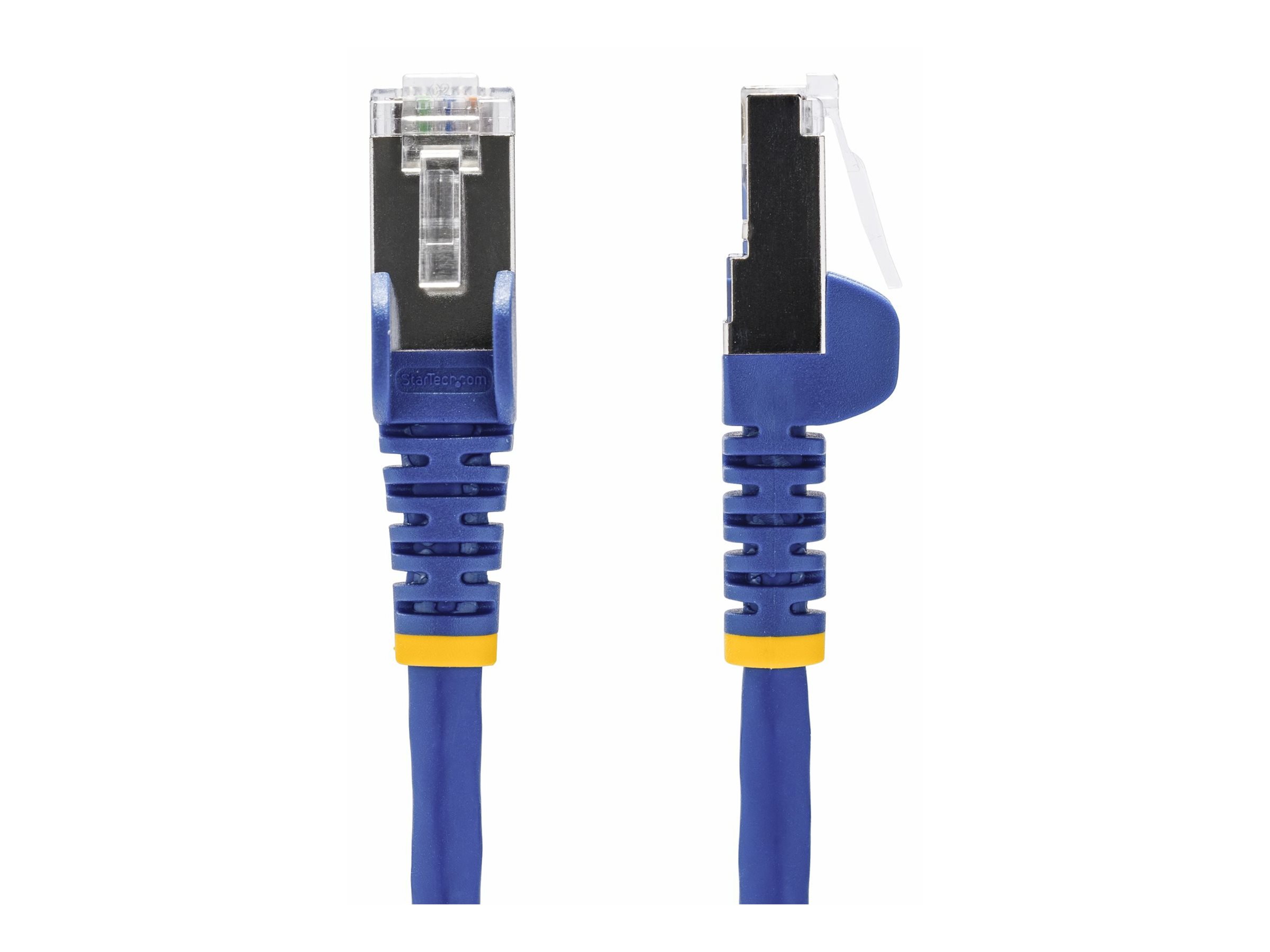 StarTech.com 50cm Blue CAT8 Ethernet Cable, Snagless, S/FTP, 25G/40G - Cordon de raccordement - RJ-45 (M) pour RJ-45 (M) - 50 cm - 5.6 mm - S/FTP - 50 microns - CAT 5/5e/6/6a/8 - IEEE 802.3bt/IEEE 802.3ba - sans crochet, sans halogène, passif - bleu - NLBL-50C-CAT8-PATCH - Câbles à paire torsadée