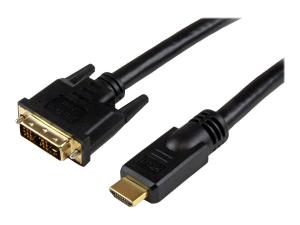 StarTech.com Câble HDMI vers DVI-D 5 m - M/M - Câble adaptateur - HDMI mâle pour DVI-D mâle - 5 m - blindé - noir - HDDVIMM5M - Câbles HDMI