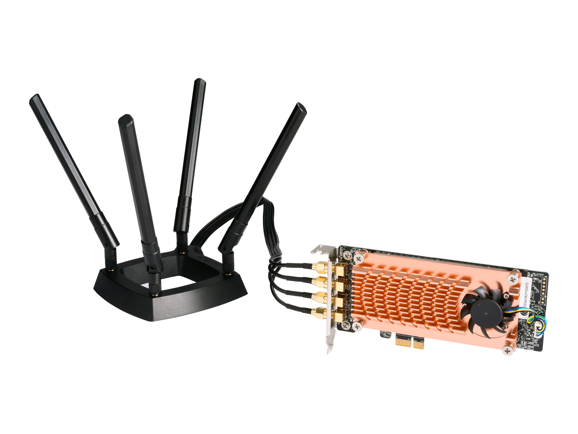 QNAP QWA-AC2600 - Adaptateur réseau - PCIe 2.0 profil bas - Wi-Fi 5 - pour QNAP TS-1232, 1277, 253, 453, 473, 677, 832, 853, 877, 977, TVS-2472, 473, 673, 872, 873 - QWA-AC2600 - Adaptateurs réseau PCI-e