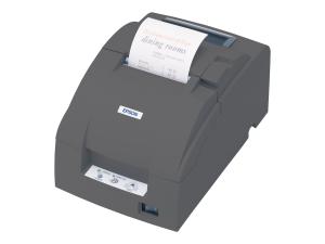 Epson TM U220B - Imprimante de reçus - deux couleurs (monochrome) - matricielle - Rouleau (7,6 cm) - 17,8 cpi - 9 pin - jusqu'à 6 lignes/sec - USB - outil de coupe - coupoir - gris foncé - C31C514057A0 - Imprimantes de reçus POS