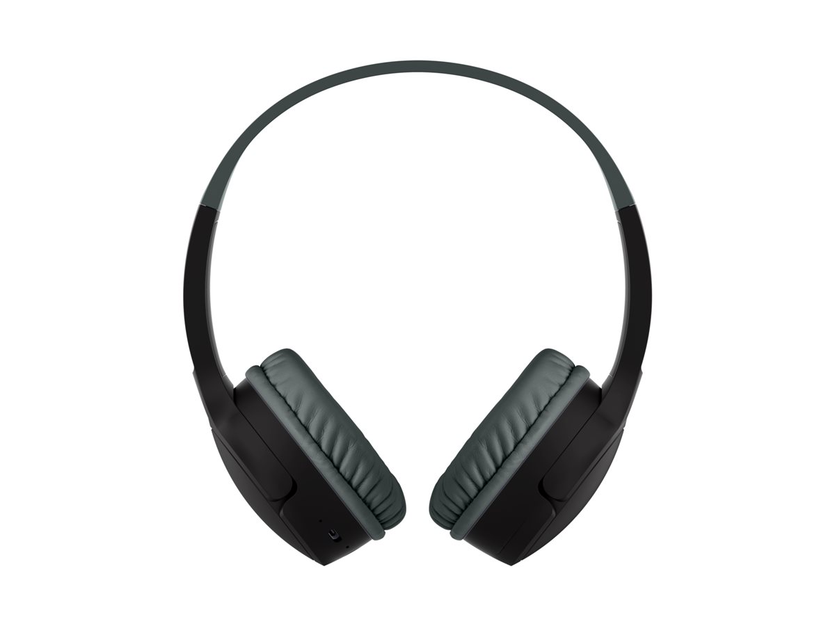 Belkin SoundForm Mini - Écouteurs avec micro - sur-oreille - Bluetooth - sans fil - jack 3,5mm - noir - AUD002BTBK - Écouteurs