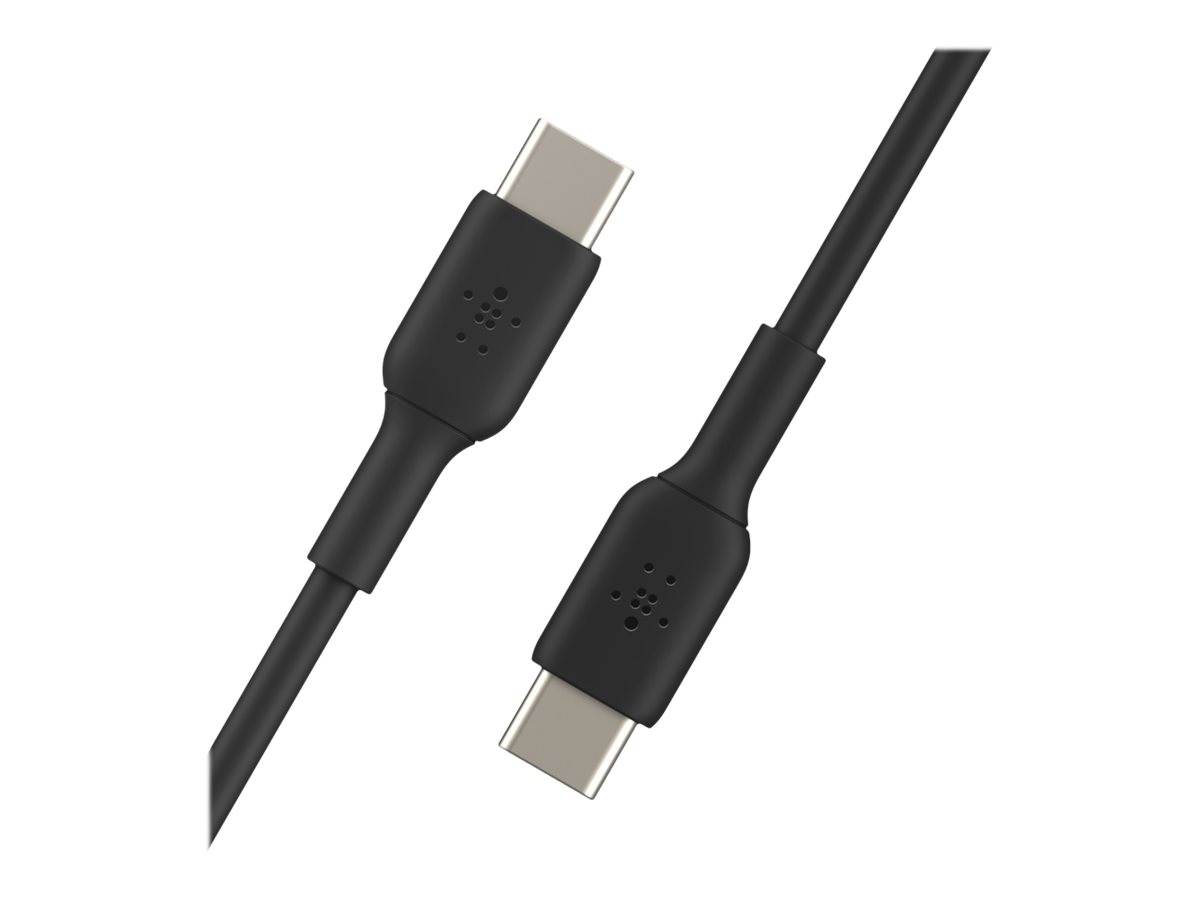 Belkin BOOST CHARGE - Câble USB - 24 pin USB-C (M) pour 24 pin USB-C (M) - 1 m - noir - CAB003BT1MBK - Câbles USB