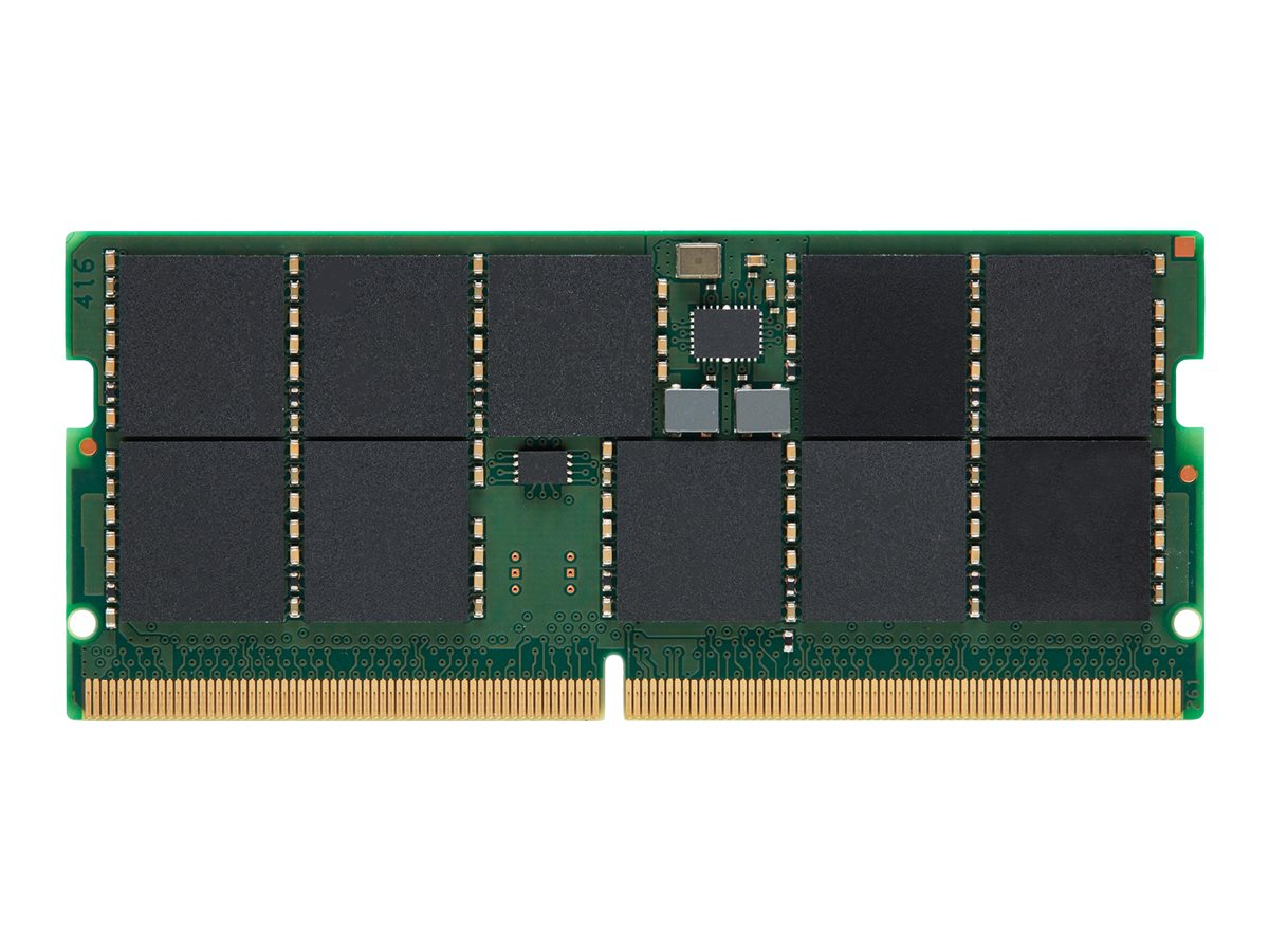 Kingston Server Premier - DDR5 - module - 16 Go - SO DIMM 262 broches - 5600 MHz / PC5-44800 - CL46 - 1.1 V - mémoire sans tampon - ECC - KSM56T46BS8KM-16HA - DDR5