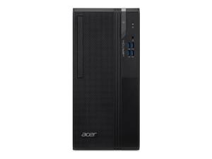 Acer Veriton S2 VS2710G - Mid tower - Core i3 13100 / jusqu'à 4.5 GHz - RAM 8 Go - SSD 512 Go - DVD SuperMulti - UHD Graphics 730 - Gigabit Ethernet - Win 11 Pro - moniteur : aucun - DT.VY4EF.004 - Ordinateurs de bureau