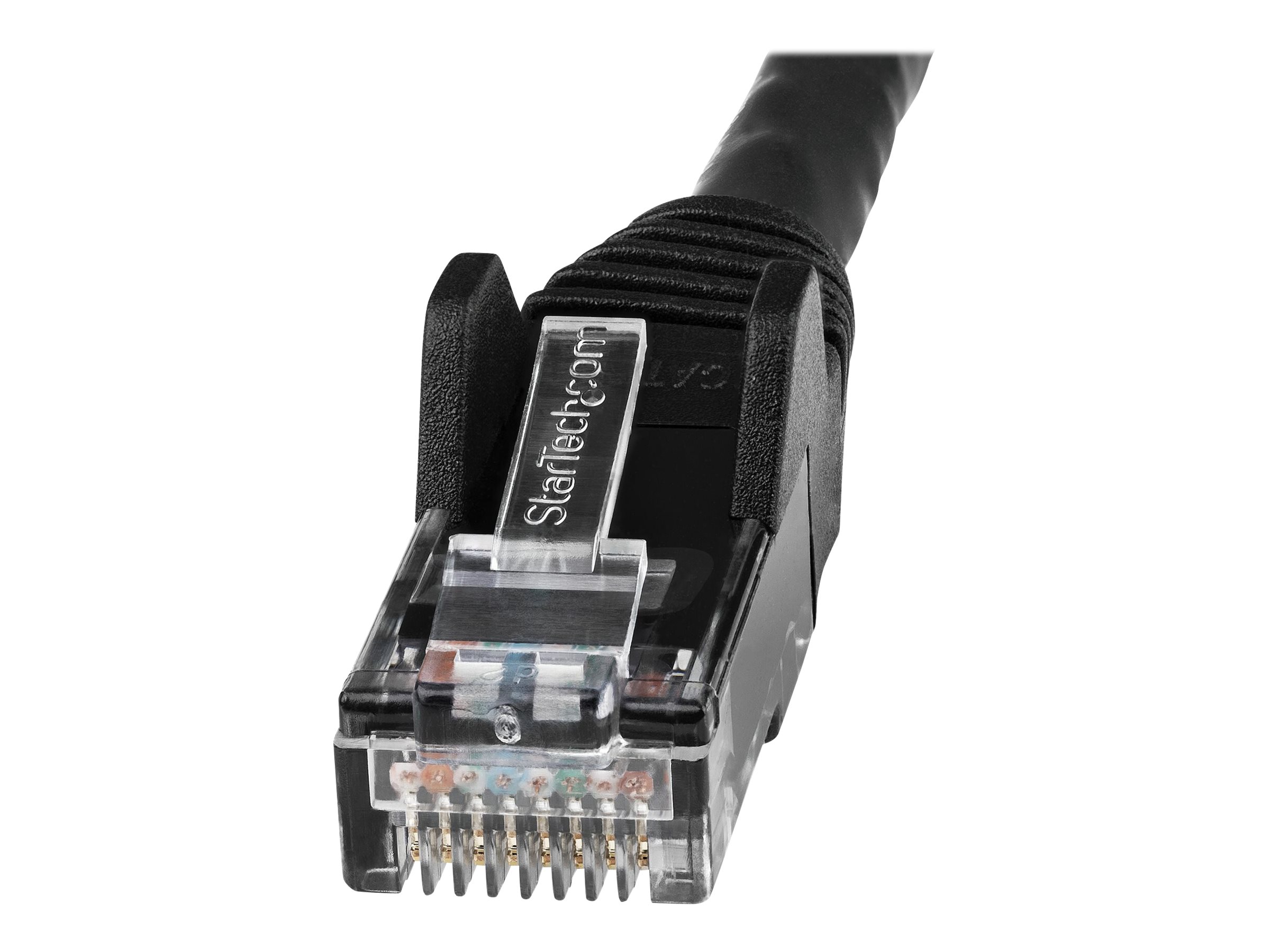 StarTech.com Câble Ethernet CAT6 10m - LSZH (Low Smoke Zero Halogen) - Cordon RJ45 UTP Anti-accrochage 10 GbE LAN - Câble Réseau Internet 650MHz 100W PoE - Noir - Snagless - 24AWG (N6LPATCH10MBK) - Cordon de raccordement - RJ-45 (M) pour RJ-45 (M) - 10 m - 6 mm - UTP - CAT 6 - sans crochet - noir - N6LPATCH10MBK - Câbles à paire torsadée
