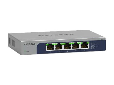 NETGEAR MS105 - Commutateur - non géré - 5 x 100/1000/2.5G - de bureau, fixation murale - MS105-100EUS - Concentrateurs et commutateurs gigabit