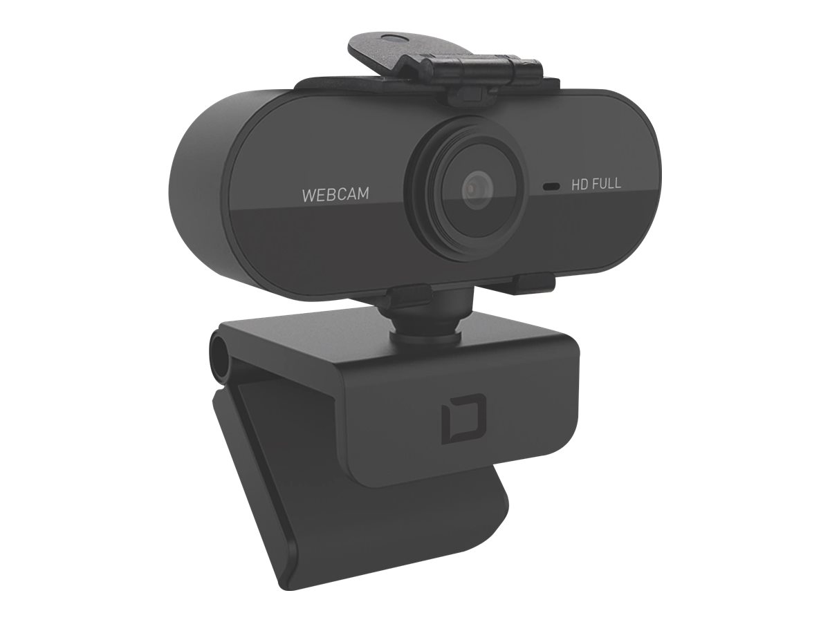 DICOTA Webcam PRO Plus Full HD - Webcam - couleur - 1920 x 1080 - 1080p - audio - USB 2.0 - D31841 - Webcams