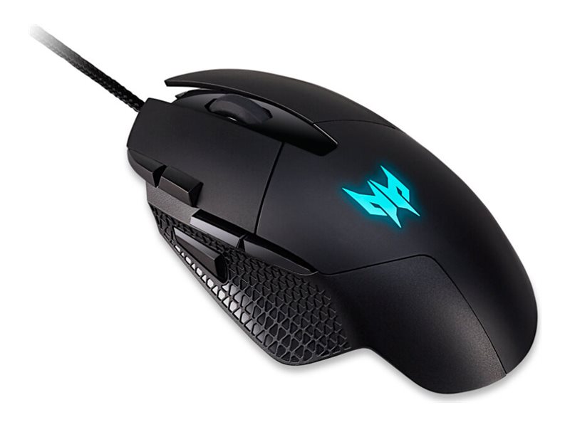 Acer Predator Cestus 315 (PMW010) - Souris - ergonomique - 8 boutons - filaire - USB - noir - Pour la vente au détail - pour Predator Helios 300; Predator Triton 300; 500 - GP.MCE11.014 - Souris