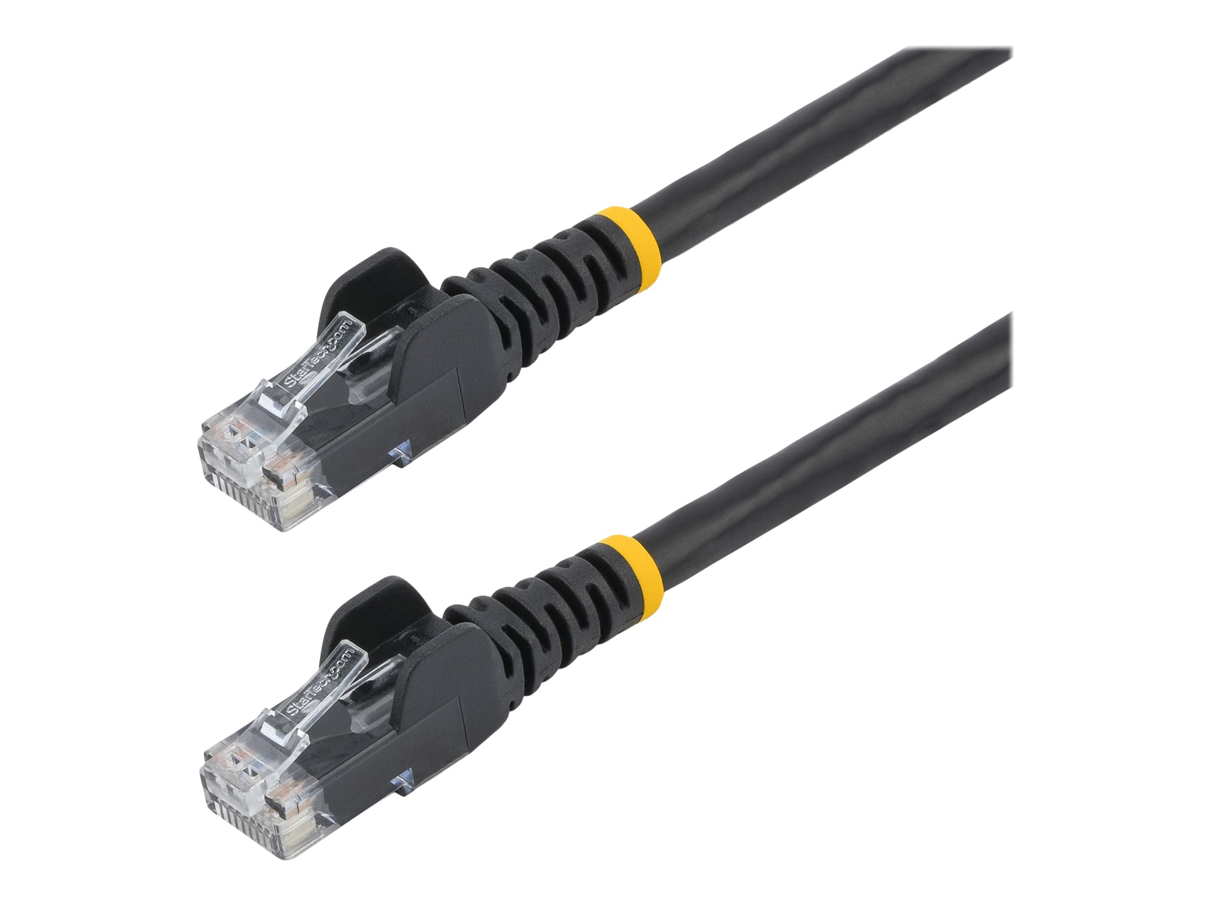 StarTech.com Câble Ethernet CAT6 2m - LSZH (Low Smoke Zero Halogen) - Cordon RJ45 UTP Anti-accrochage 10 GbE LAN - Câble Réseau Internet 650MHz 100W PoE - Noir - Snagless - 24AWG (N6LPATCH2MBK) - Cordon de raccordement - RJ-45 (M) pour RJ-45 (M) - 2 m - 6 mm - UTP - CAT 6 - sans crochet - noir - N6LPATCH2MBK - Câbles à paire torsadée