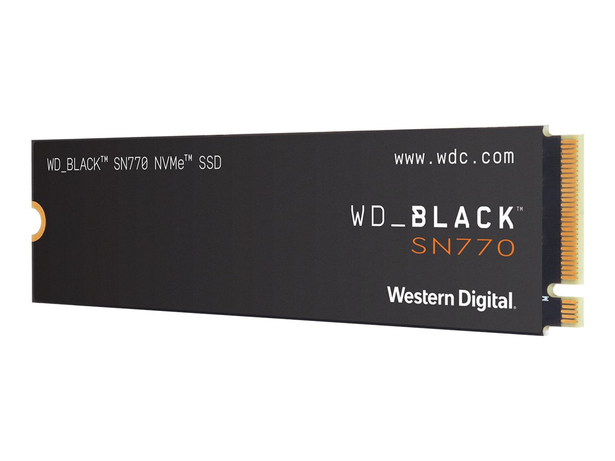 WD_BLACK SN770 WDS250G3X0E - SSD - 250 Go - interne - M.2 2280 - PCIe 4.0 x4 (NVMe) - WDS250G3X0E - Disques SSD