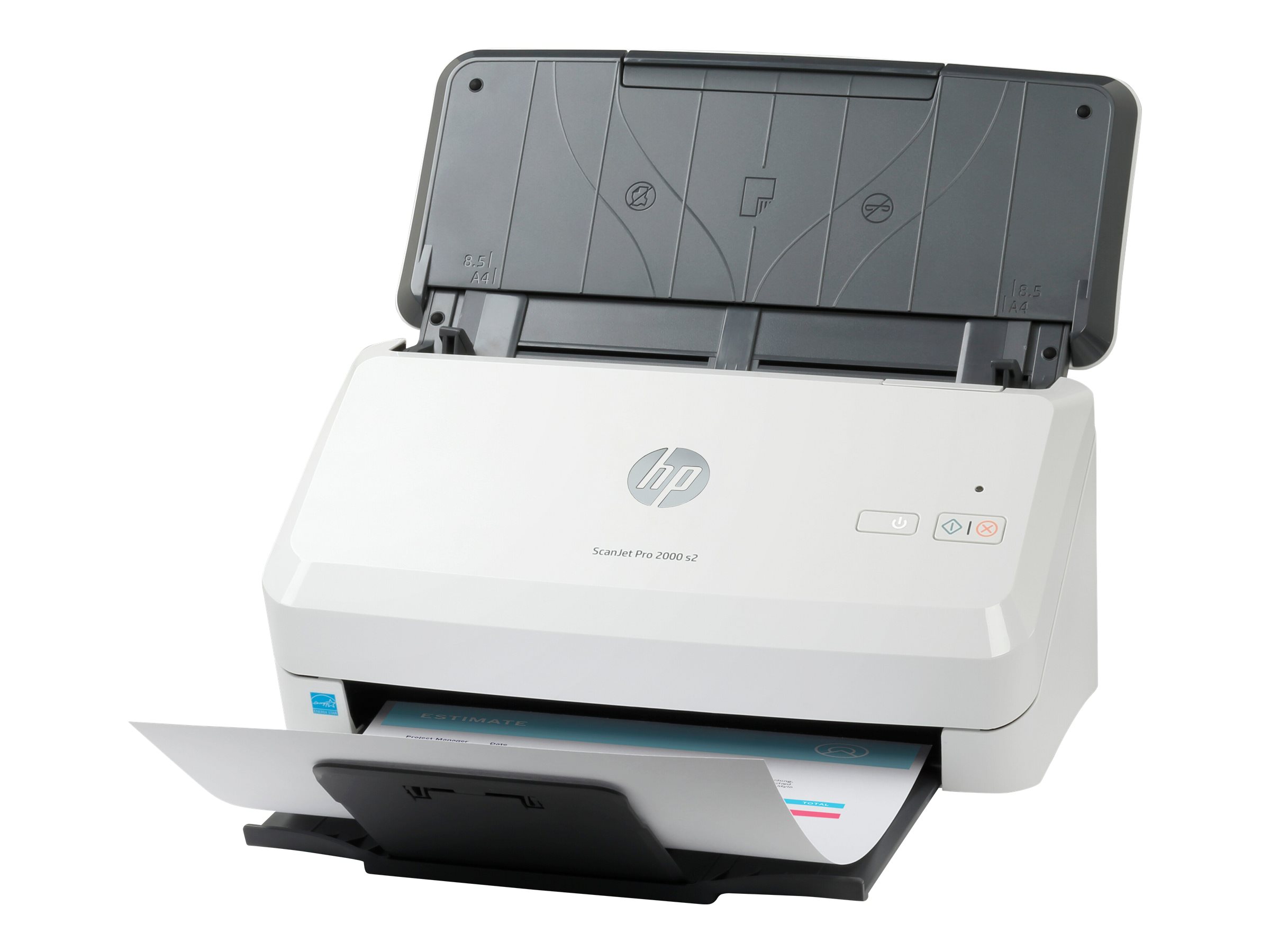 HP Scanjet Pro 2000 s2 Sheet-feed - Scanner de documents - Recto-verso - 216 x 3100 mm - 600 dpi x 600 dpi - jusqu'à 35 ppm (mono) - Chargeur automatique de documents (50 feuilles) - jusqu'à 3500 pages par jour - USB 3.0 - 6FW06A#B19 - Scanneurs de documents