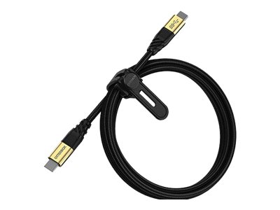 OtterBox - Câble USB - 24 pin USB-C (M) pour 24 pin USB-C (M) - USB 3.2 - 5 A - 1.8 m - Alimentation USB (5A, 100 W) - 78-80212 - Câbles USB