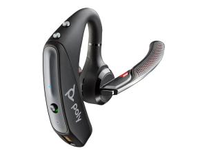 Poly Voyager 5200 - Micro-casque - intra-auriculaire - Bluetooth - sans fil, filaire - USB-A via adaptateur Bluetooth - noir - Certifié pour Microsoft Teams - 7K2F3AA - Écouteurs