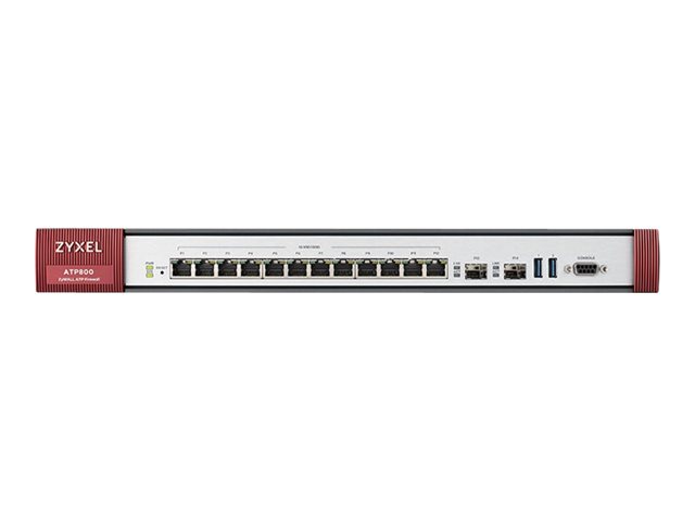 Zyxel ZyWALL ATP800 - Dispositif de sécurité - 12 ports - 1GbE - H.323, SIP - 1U - géré par le Cloud - rack-montable - ATP800-EU0102F - Détection/prévention des intrusions