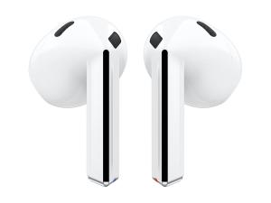 Samsung Galaxy Buds3 - Écouteurs sans fil avec micro - intra-auriculaire - Bluetooth - Suppresseur de bruit actif - blanc - SM-R530NZWAXEF - Écouteurs