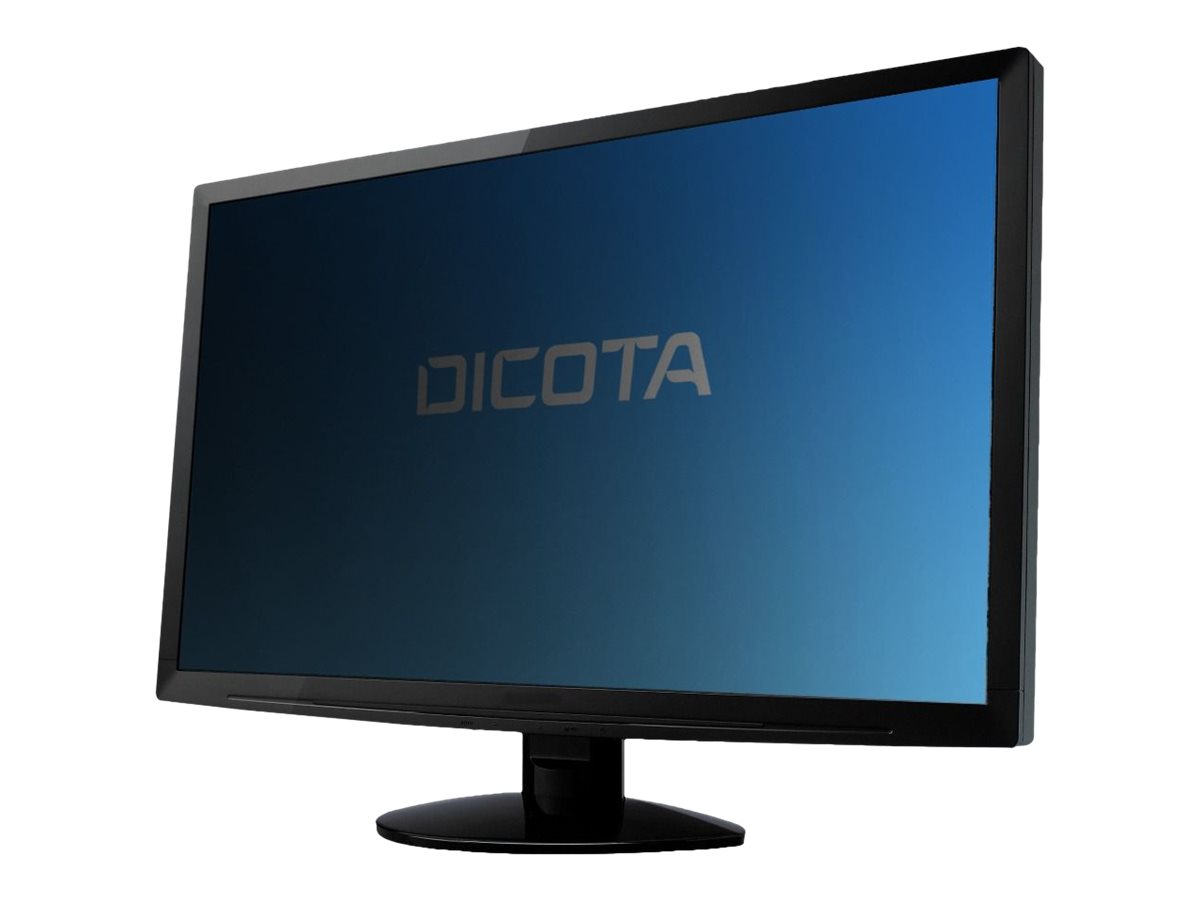 DICOTA - Filtre anti-indiscrétion - à double sens - module d'extension/adhésif - largeur 19 pouces - noir - D30318 - Accessoires pour écran
