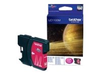Brother LC1100M - Magenta - original - cartouche d'encre - pour Brother DCP-185, 385, 395, 585, J715, MFC-490, 5490, 5890, 5895, 6890, 790, 795, 990, J615 - LC1100M - Cartouches d'encre Brother
