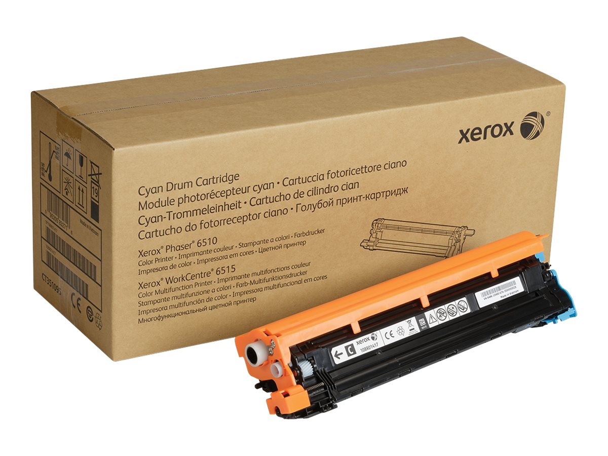 Xerox WorkCentre 6515 - Cyan - original - Cartouche de tambour - pour Phaser 6510; WorkCentre 6515 - 108R01417 - Autres consommables et kits d'entretien pour imprimante