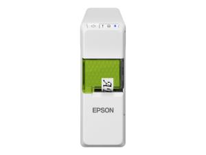 Epson LabelWorks LW-C410 - Imprimante d'étiquettes - transfert thermique - Rouleau (1,8 cm) - 180 dpi - jusqu'à 9 mm/sec - Bluetooth - outil de coupe - blanc - C51CF48100 - Imprimantes thermiques