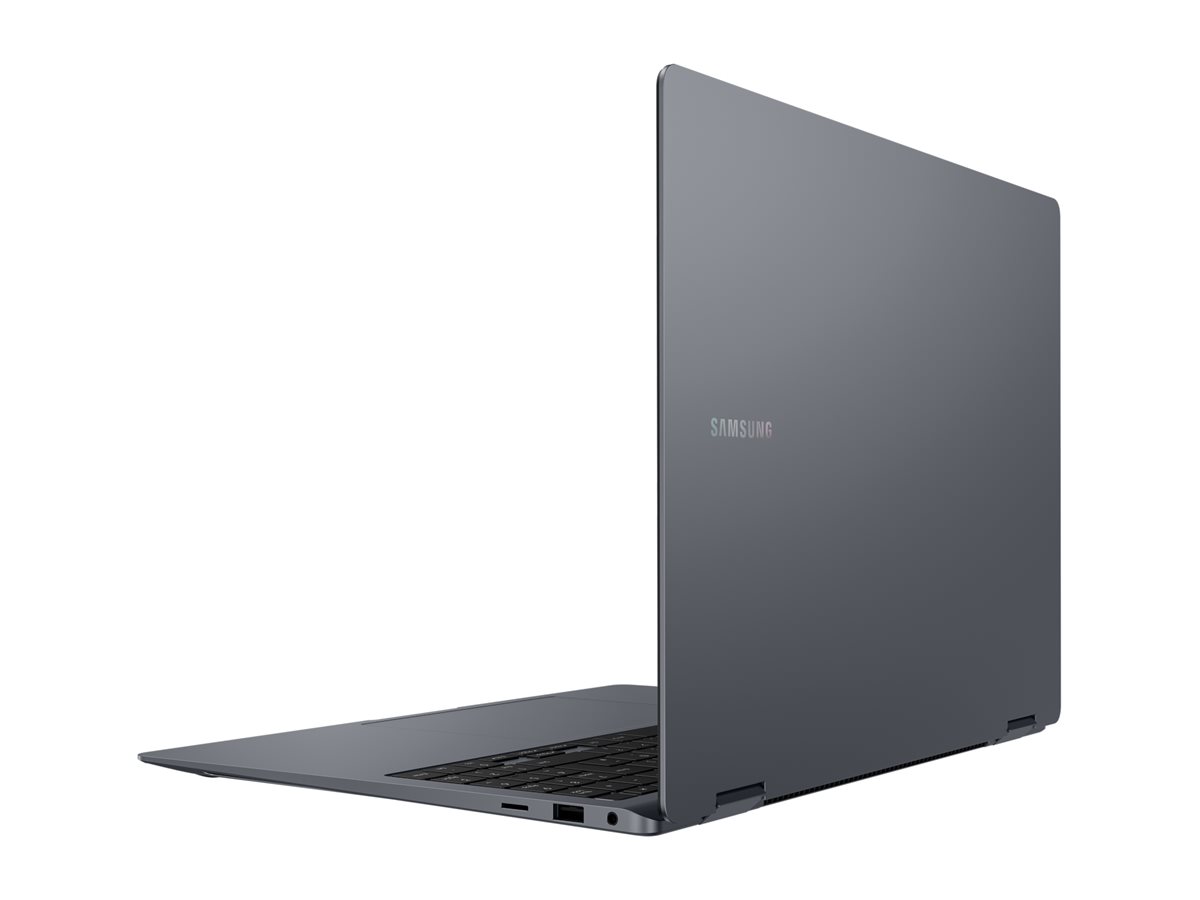 Samsung Galaxy Book4 Pro 360 - Conception inclinable - Intel Core Ultra 7 - 155H / jusqu'à 4.8 GHz - Evo - Win 11 Home - Intel Arc Graphics - 16 Go RAM - 512 Go SSD NVMe - 16" AMOLED écran tactile 1920 x 1080 (Full HD) @ 120 Hz - Wi-Fi 6E, Bluetooth - gris - clavier : AZERTY - NP960QGK-KG2FR - Ordinateurs portables