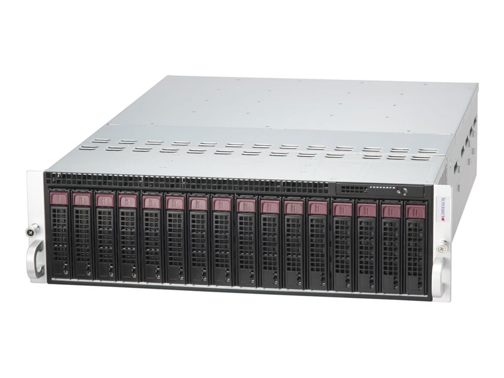 Supermicro MicroCloud SuperServer 531MC-H8TNR - 8 noeuds - cluster - Montable sur rack - 3U - 1 voie - pas de processeur jusqu'à - RAM 0 Go - aucun disque dur - Aucun SE fourni - moniteur : aucun - SYS-531MC-H8TNR - Clusters