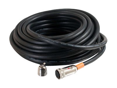 C2G RapidRun Multi-Format Runner Cable - CMG-rated - Câble vidéo/audio - connecteur MUVI femelle pour connecteur MUVI femelle - 10.7 m - noir - 87110 - Câbles vidéo