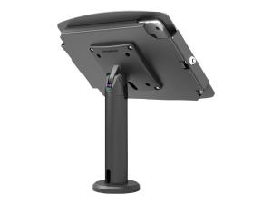 Compulocks iPad 10,2" Boîtier Space et support inclinable Rise 4" - Kit de montage (enceinte, support de poteau) - pour tablette - verrouillable - aluminium de haute qualité - noir - Taille d'écran : 10.2" - montrable sur bureau - pour Apple 10.2-inch iPad (7ème génération, 8ème génération, 9ème génération) - TCDP04102IPDSB - Accessoires pour ordinateur portable et tablette