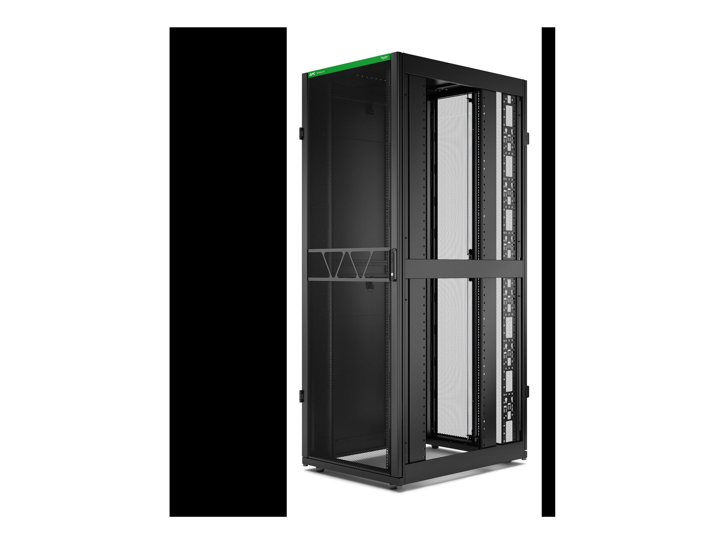 APC NetShelter SX Gen 2 - Rack armoire - 2258H x 800W x 1070D mm, with sides - sur le sol - noir - 48U - 19" - AR3187B2 - Accessoires pour serveur