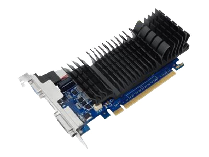 ASUS GT730-SL-2GD5-BRK - Carte graphique - GF GT 730 - 2 Go GDDR5 - PCIe 2.0 profil bas - DVI, D-Sub, HDMI - san ventilateur - 90YV06N2-M0NA00 - Adaptateurs vidéo grand public