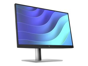 HP E22 G5 - E-Series - écran LED - 21.5" - 1920 x 1080 Full HD (1080p) @ 75 Hz - IPS - 250 cd/m² - 1000:1 - 5 ms - HDMI, DisplayPort, USB - noir, noir et argent (support) - 6N4E8AA#ABB - Écrans d'ordinateur