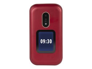 DORO 6060 - Téléphone de service - microSD slot - 320 x 240 pixels - rear camera 3 MP - rouge - 7763 - Téléphones GSM