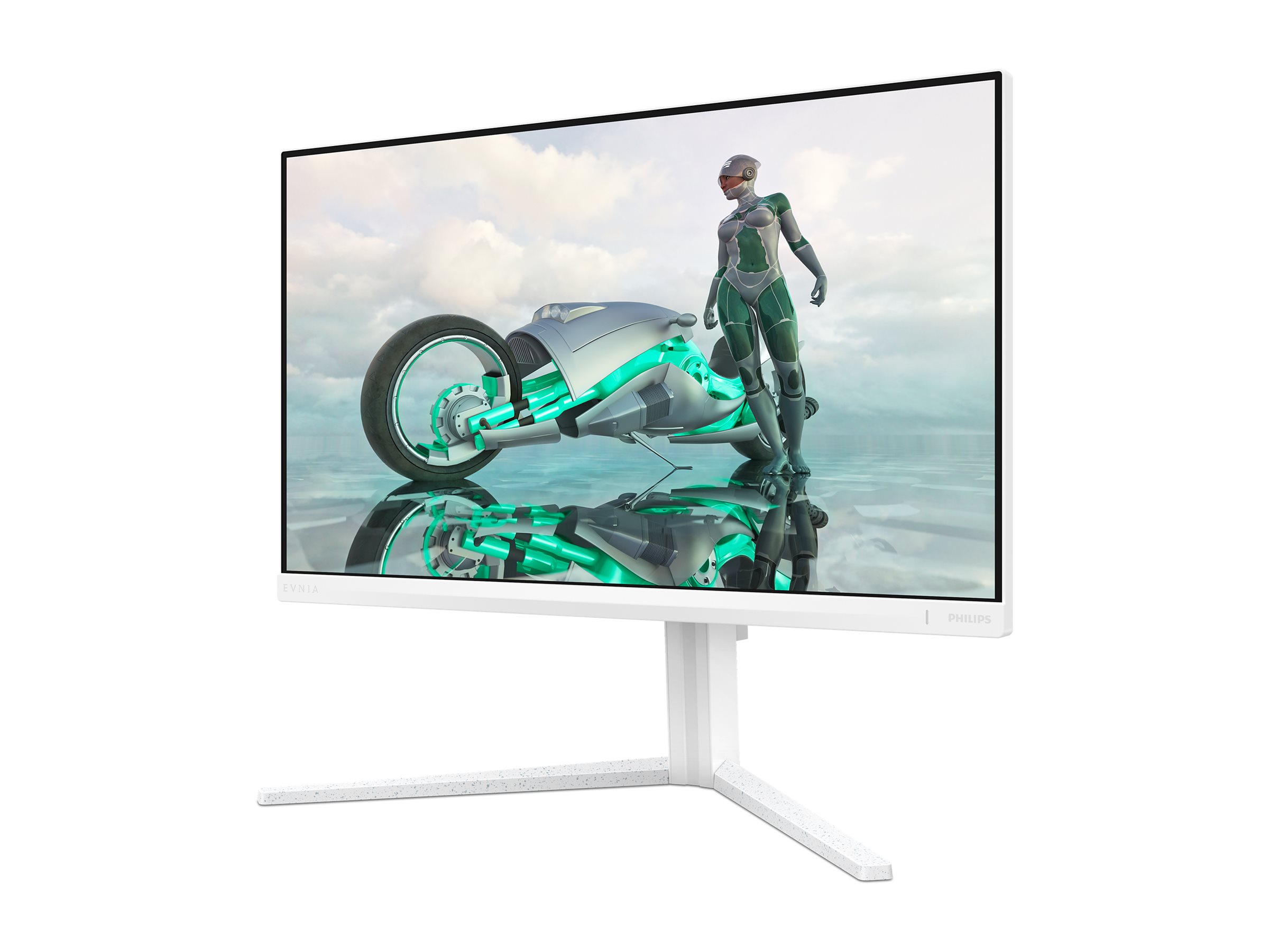 Philips Evnia 3000 24M2N3201A - Écran LED - jeux - 24" (23.8" visualisable) - 1920 x 1080 Full HD (1080p) @ 180 Hz - Fast IPS - 300 cd/m² - 1000:1 - HDR10 - 0.5 ms - 2xHDMI, DisplayPort - haut-parleurs - blanc - 24M2N3201A/00 - Écrans d'ordinateur