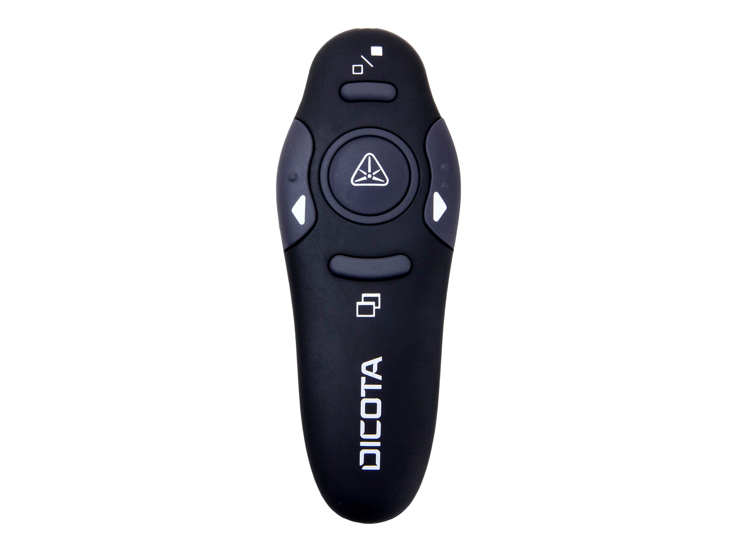 DICOTA Pin Point Wireless Laser Pointer - Dispositif de pointage du projecteur - sans fil - récepteur sans fil USB - noir - D30933-V1 - Dispositifs de pointage