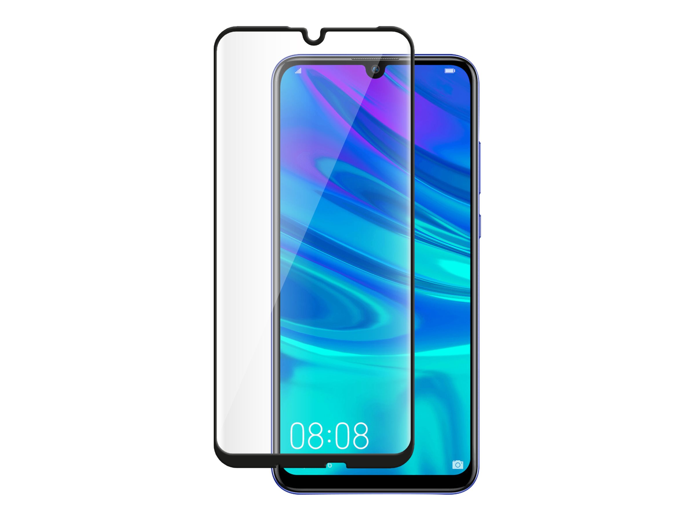 BIGBEN Connected - Protection d'écran pour téléphone portable - 2.5D - verre - couleur de cadre noir - pour Huawei P Smart 2021 - PEGLASSPSM21 - Accessoires pour téléphone portable
