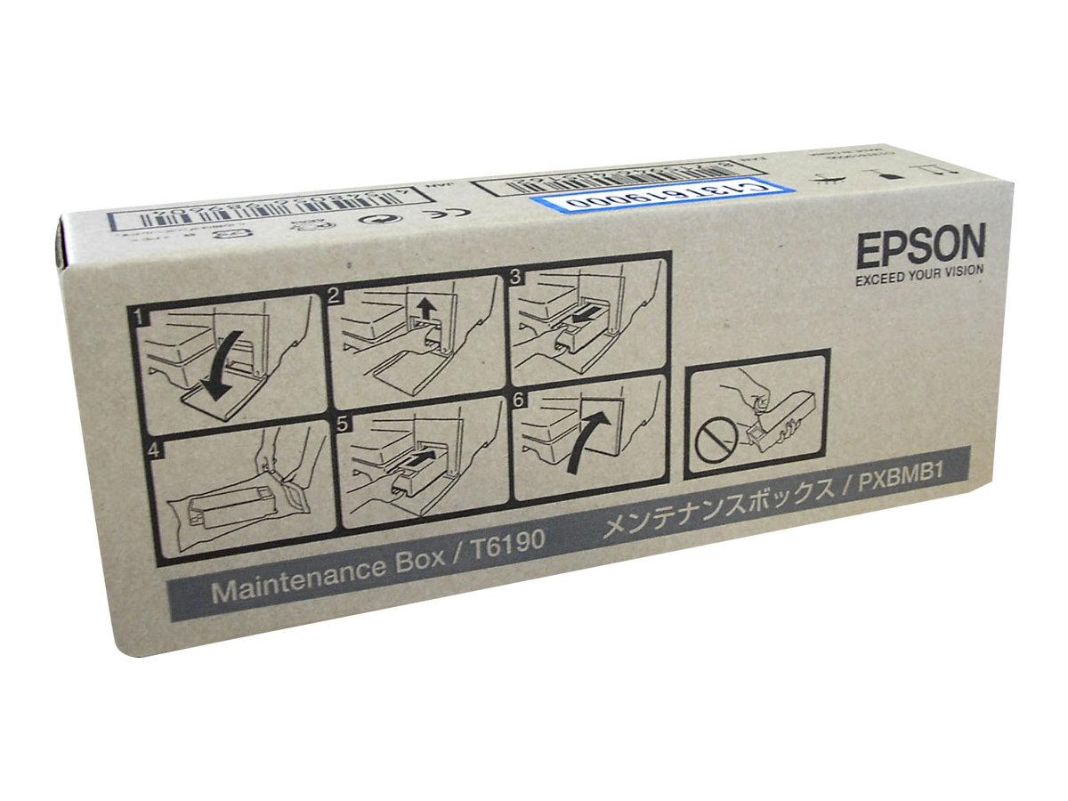 Epson T6190 - Kit d'entretien - pour B 300, 310N, 500DN, 510DN; Stylus Pro 4900, Pro 4900 Spectro_M1; SureColor P5000, SC-P5000 - C13T619000 - Autres consommables et kits d'entretien pour imprimante