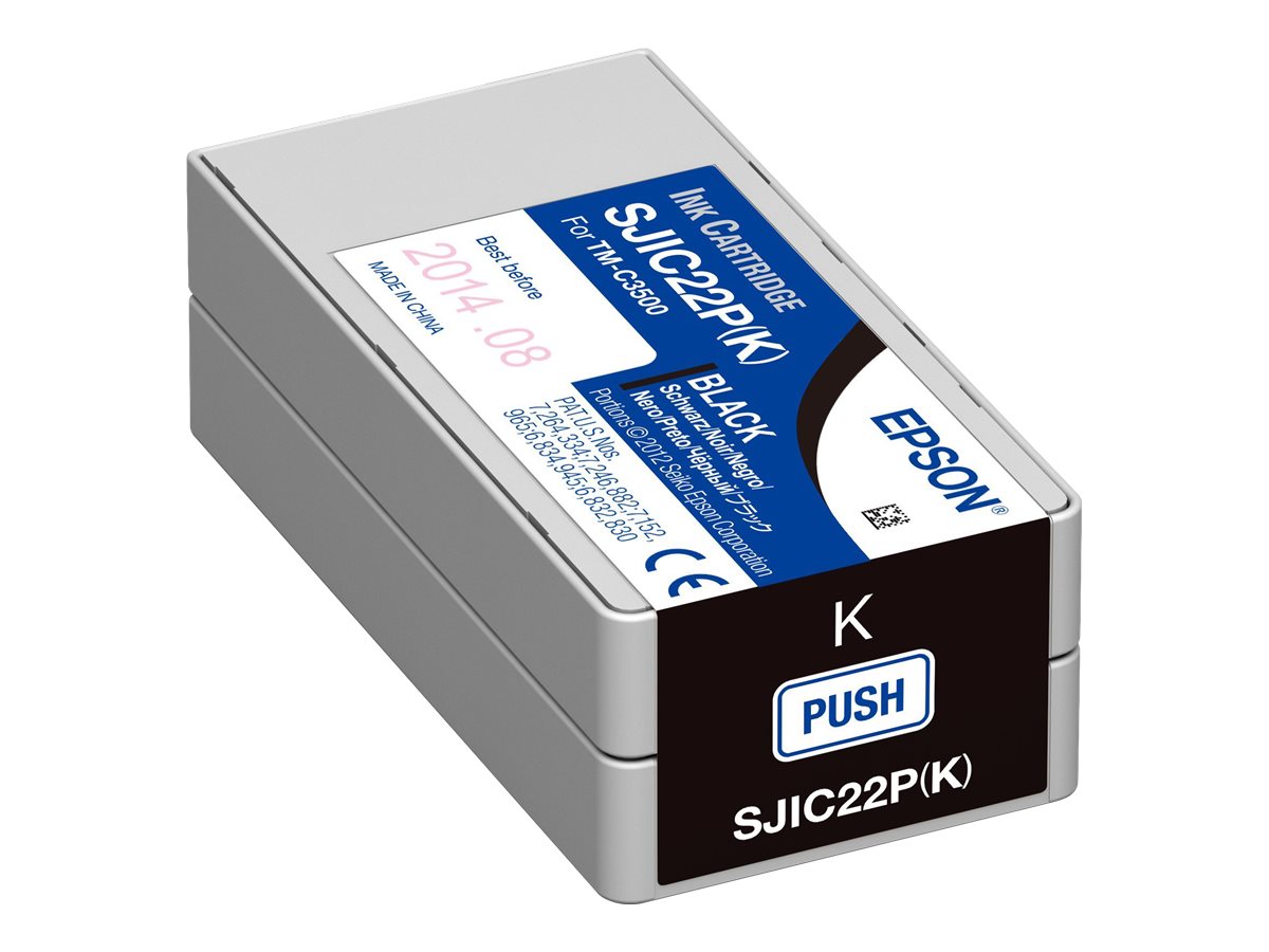 Epson SJIC22P(K) - Noir - original - cartouche d'encre - pour TM C3500 - C33S020601 - Cartouches d'imprimante